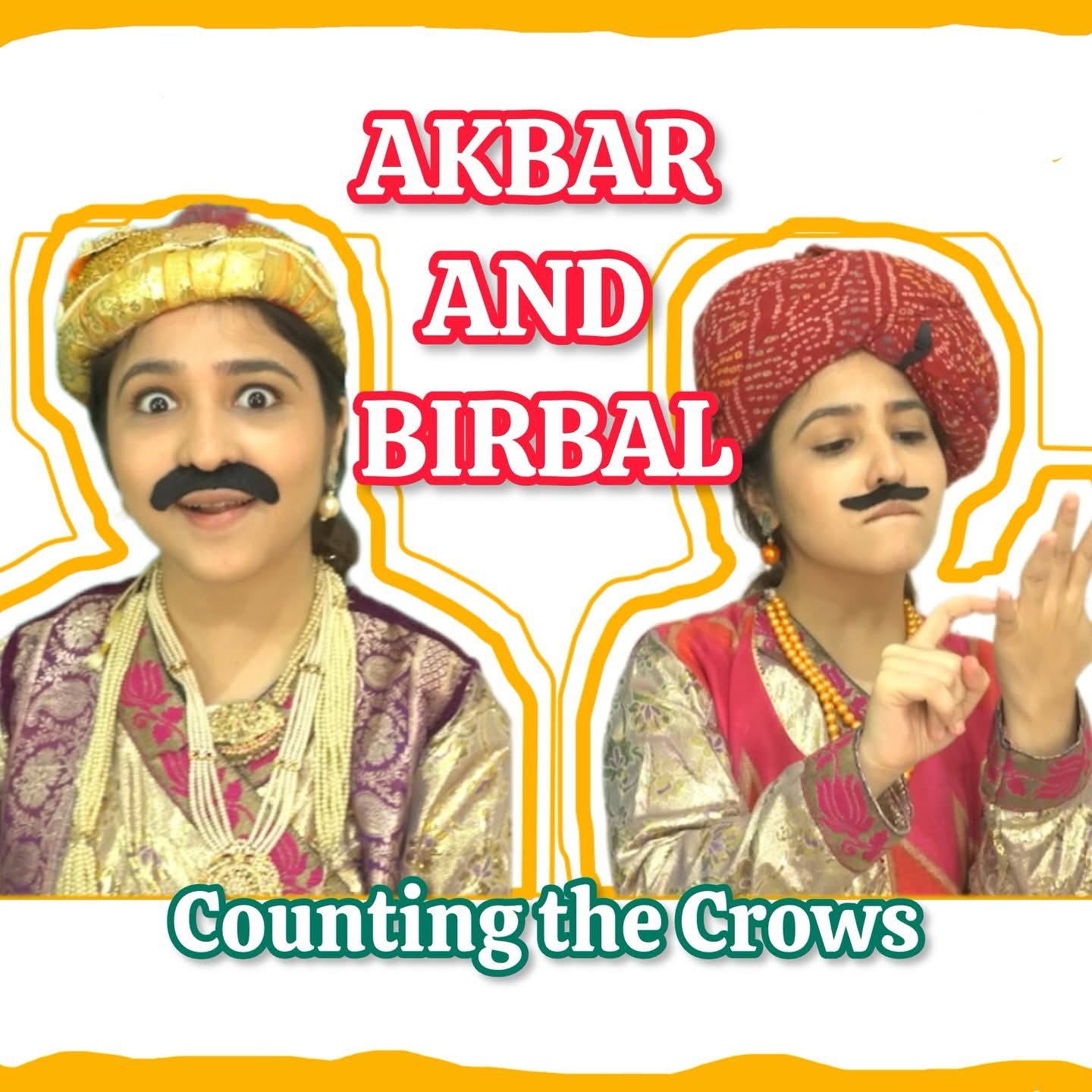 Akbar and Birbal Counting the Crows artwork